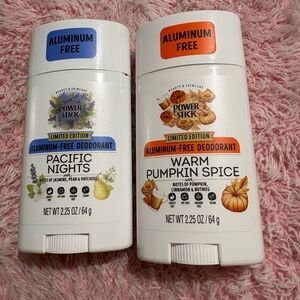 Aluminum-Free Deodorant Set - Pacific Nights & Warm Pumpkin Spice
